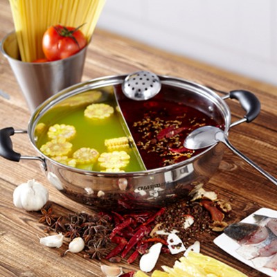 Charms stainless steel indian hot pot set