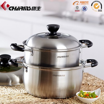 High Quality Stainless Steel Utensil Soup Pot , Top Grade Cooking Pan And Pot