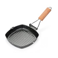 Best Selling Square BBQ Grill Pan With Non stick Marble Coating